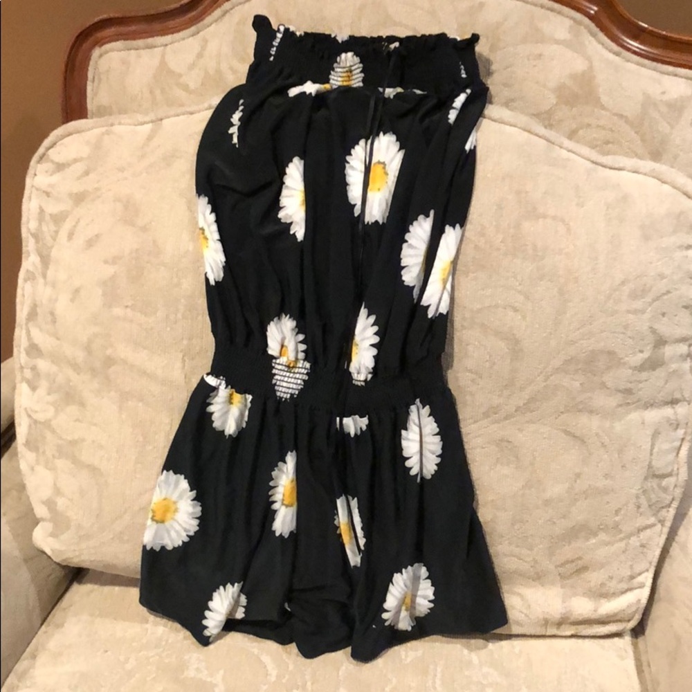 Girls Sunflower Romper